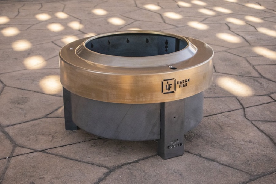 The Hearth firepit by Urban Fire.